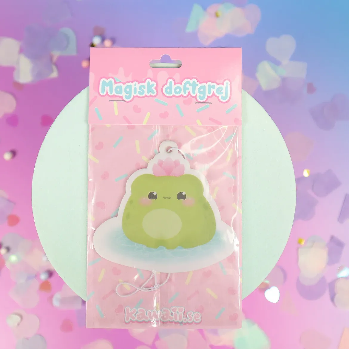 Air freshener - Lily pad frog