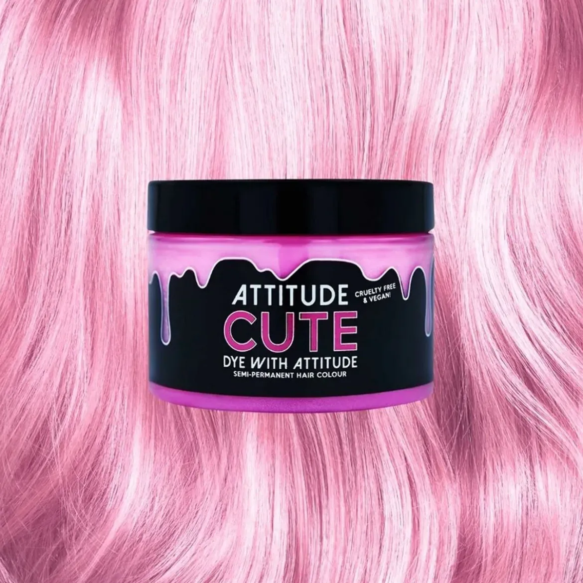 Attitude Cute Pastel Pink 135ml Hair Dye