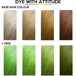 Attitude Free Uv Green 135ml Hair Dye