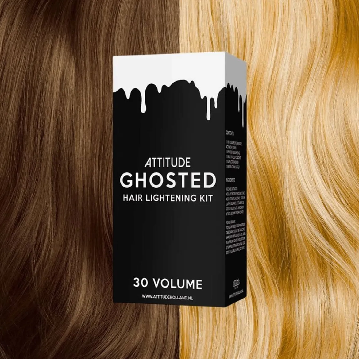 Attitude Ghosted Hair Lightening 30 (9%) 100ml KIT