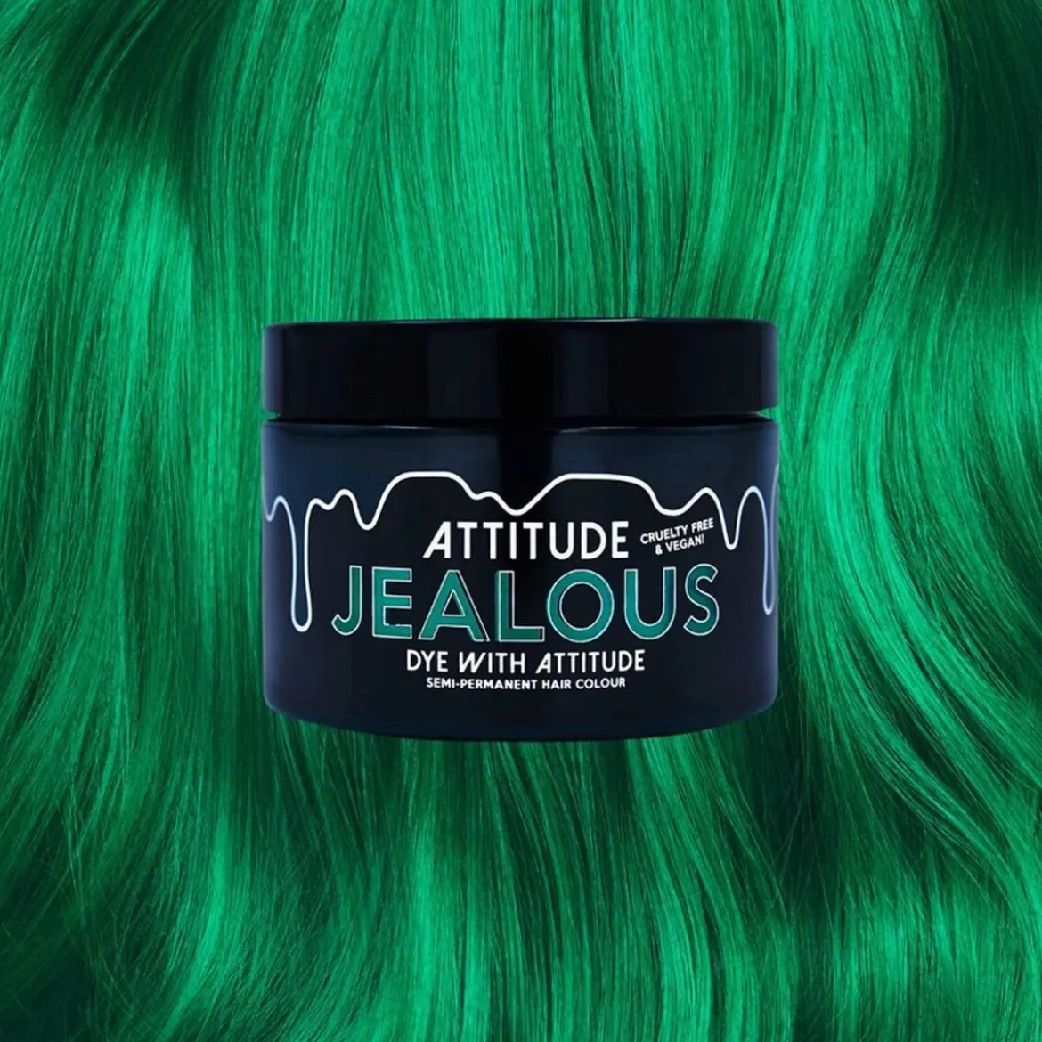 Attitude Jealous Green 135ml Hair Dye