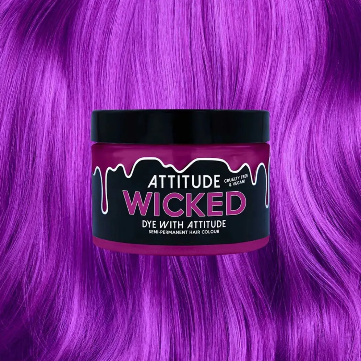 Attitude Wicked Purple 135ml Hair Dye