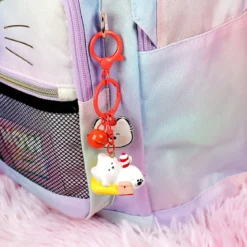 Bag Charm - Chibi Dog Lunch Time