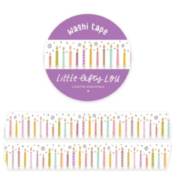 Birthday Candles Washi Tape