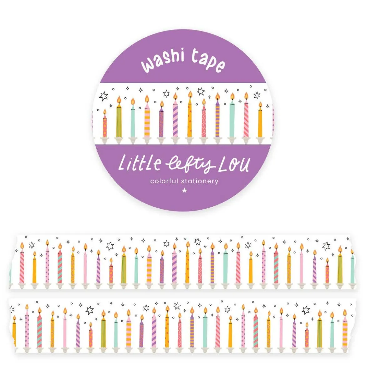 Birthday Candles Washi Tape