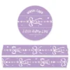 Bows Border Purple Washi Tape
