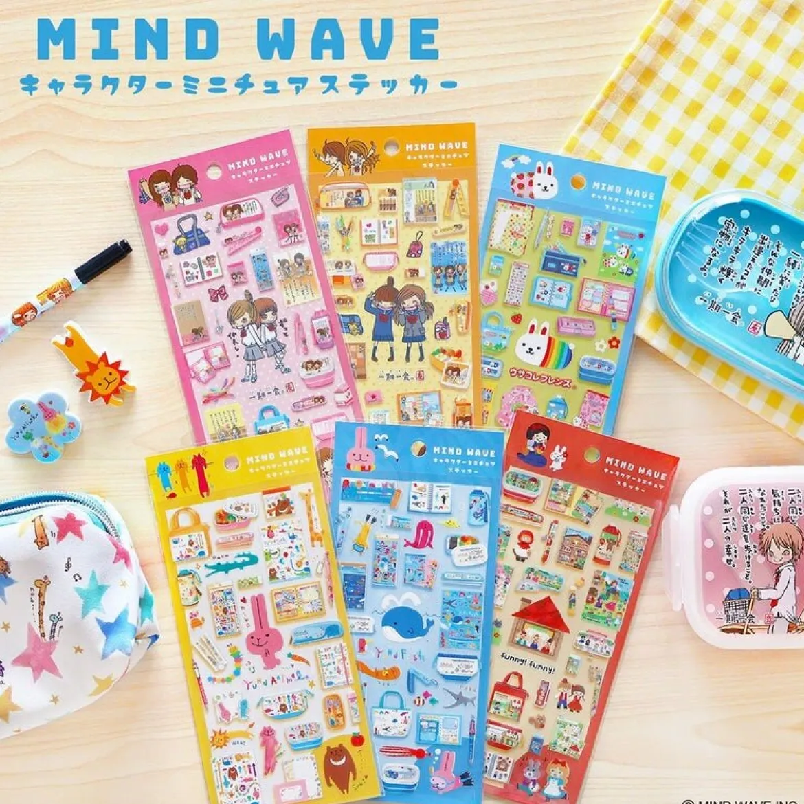 Character Miniature Stickers - Yuru Fish