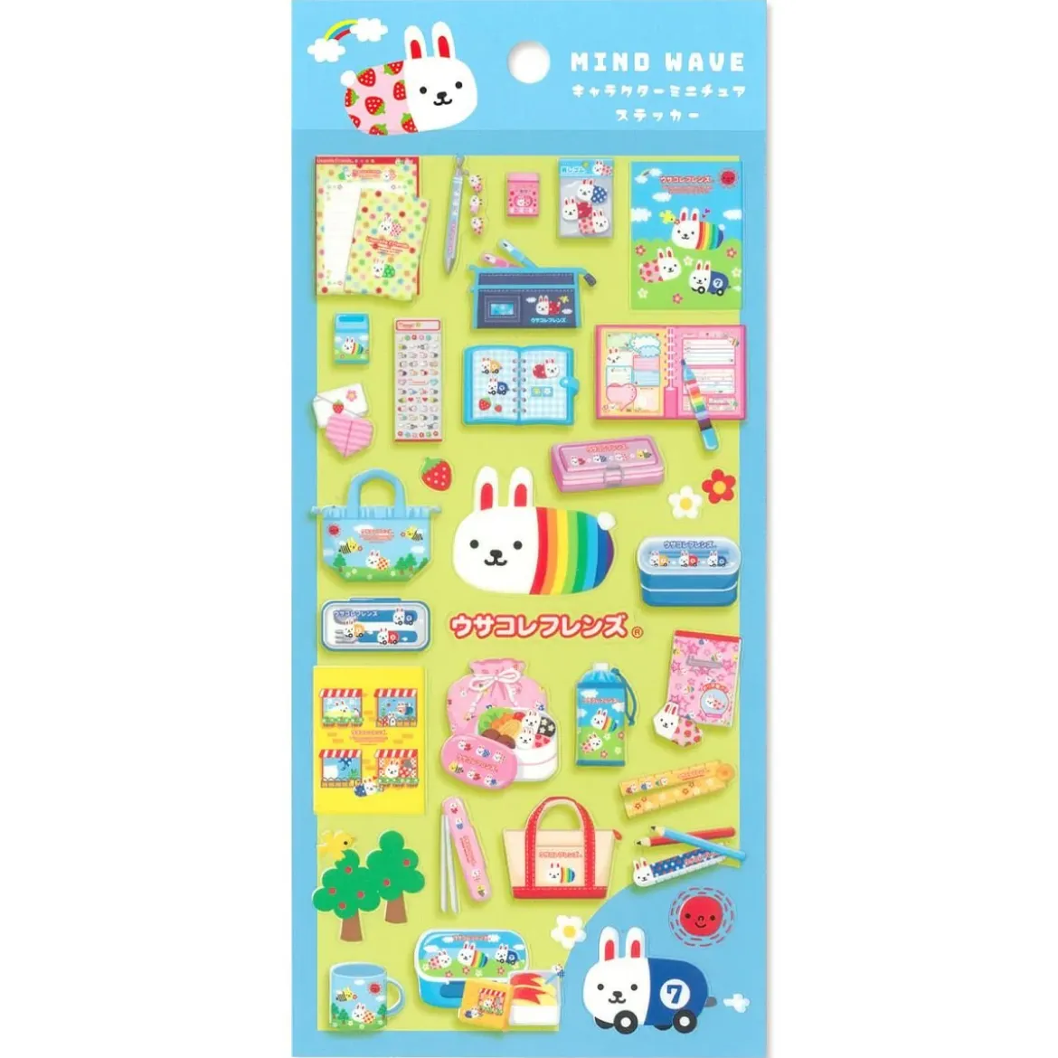 Character Miniature Stickers - Usakore Friends