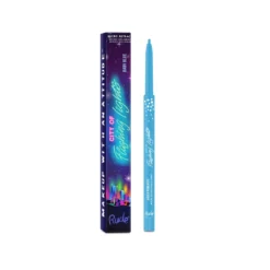 City of Flashing Lights Micro Retractable Liner - Baby Blue
