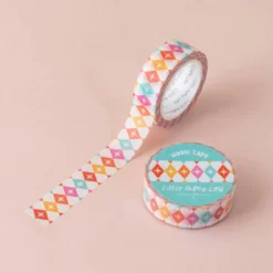 Colorful Starburst Harlequin Washi Tape