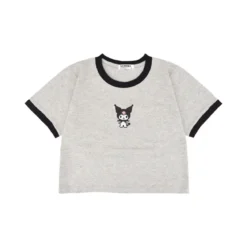 Crop Top - Kuromi Black/Melange