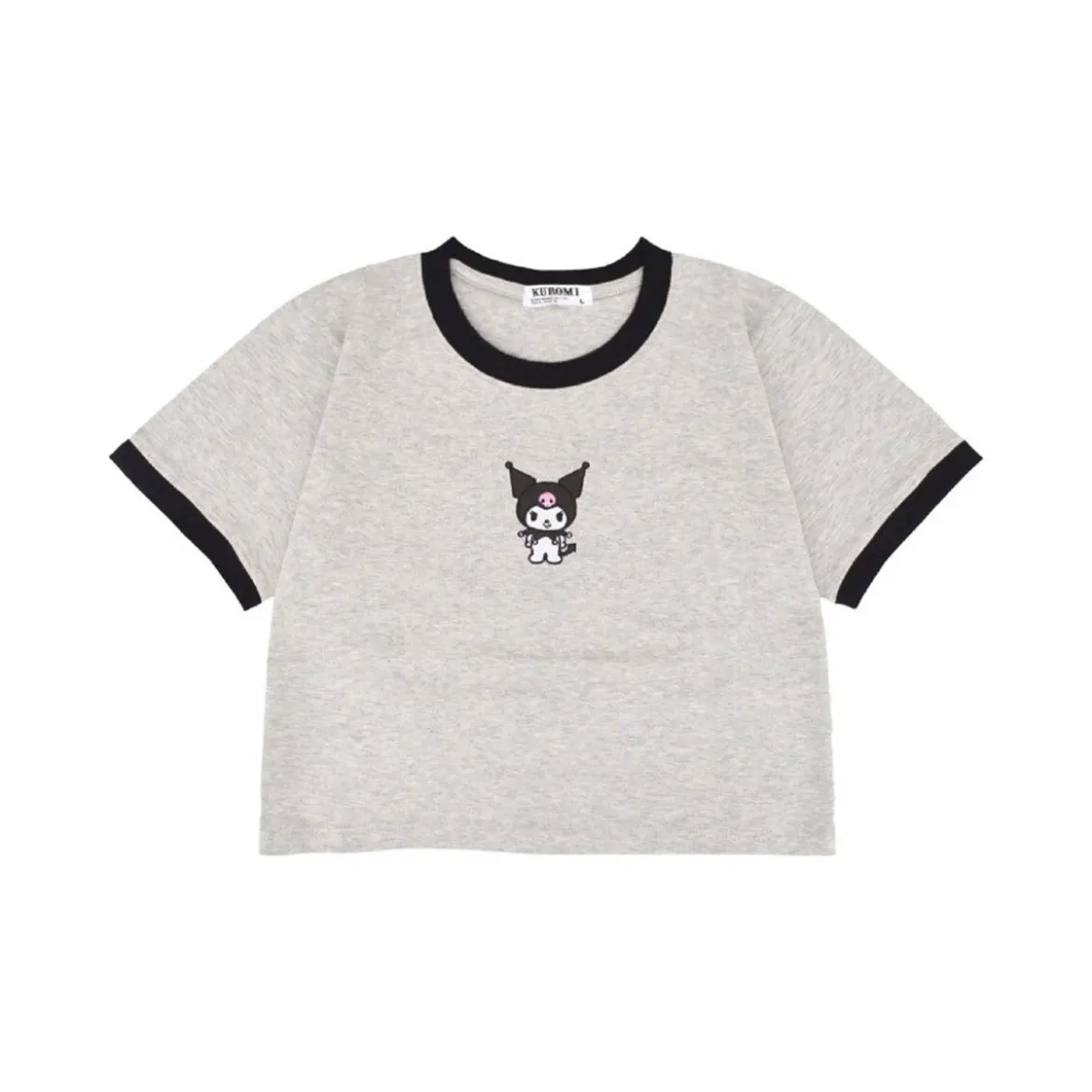 Crop Top - Kuromi Black/Melange