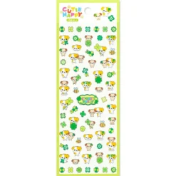 Cutie Happy Stickers - Clover Puppy