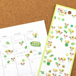 Cutie Happy Stickers - Clover Puppy