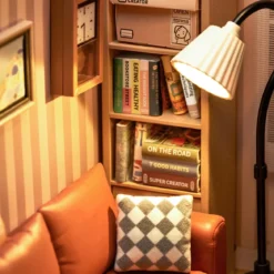 DIY Miniatyrmodell Cozy Living Lounge