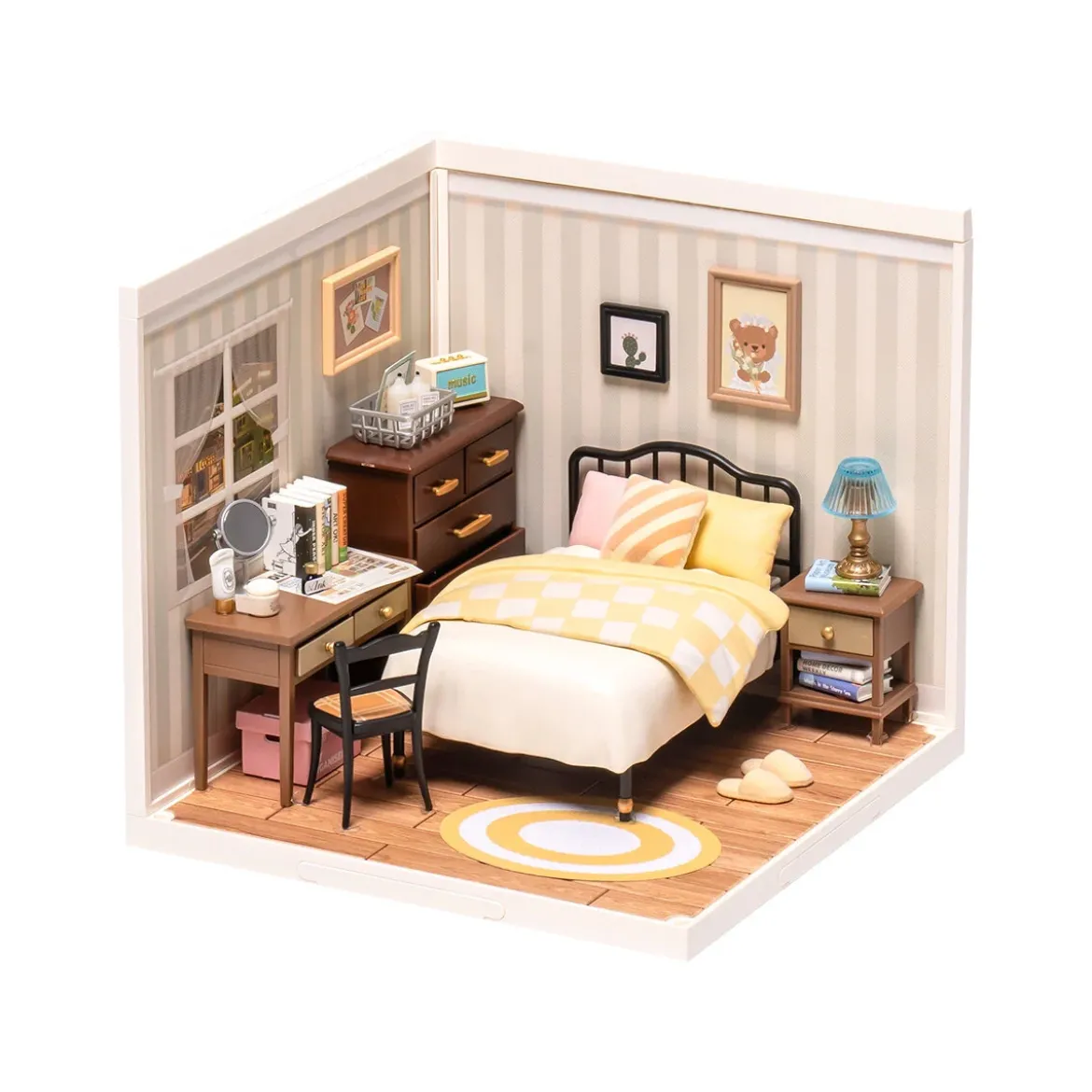 DIY Miniatyrmodell Sweet Dream Bedroom