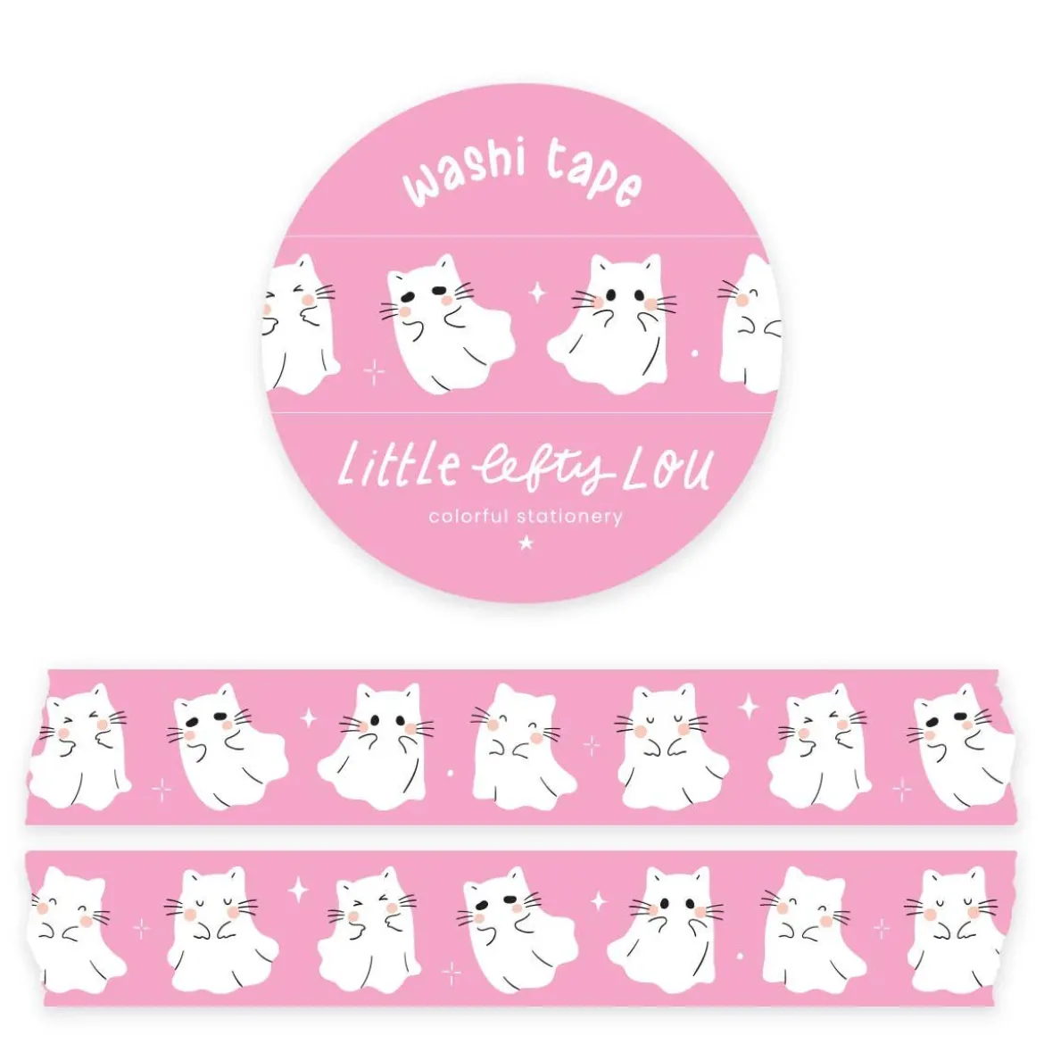 Ghost Cats Washi Tape