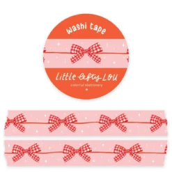 Gingham Bow Garland Washi Tape