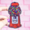 Glittrig sticker - Gumball machine