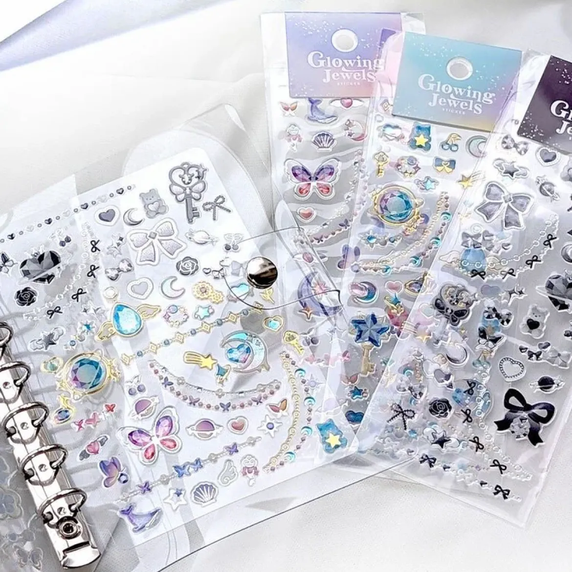 Glowing Jewels Stickers - Dreamy