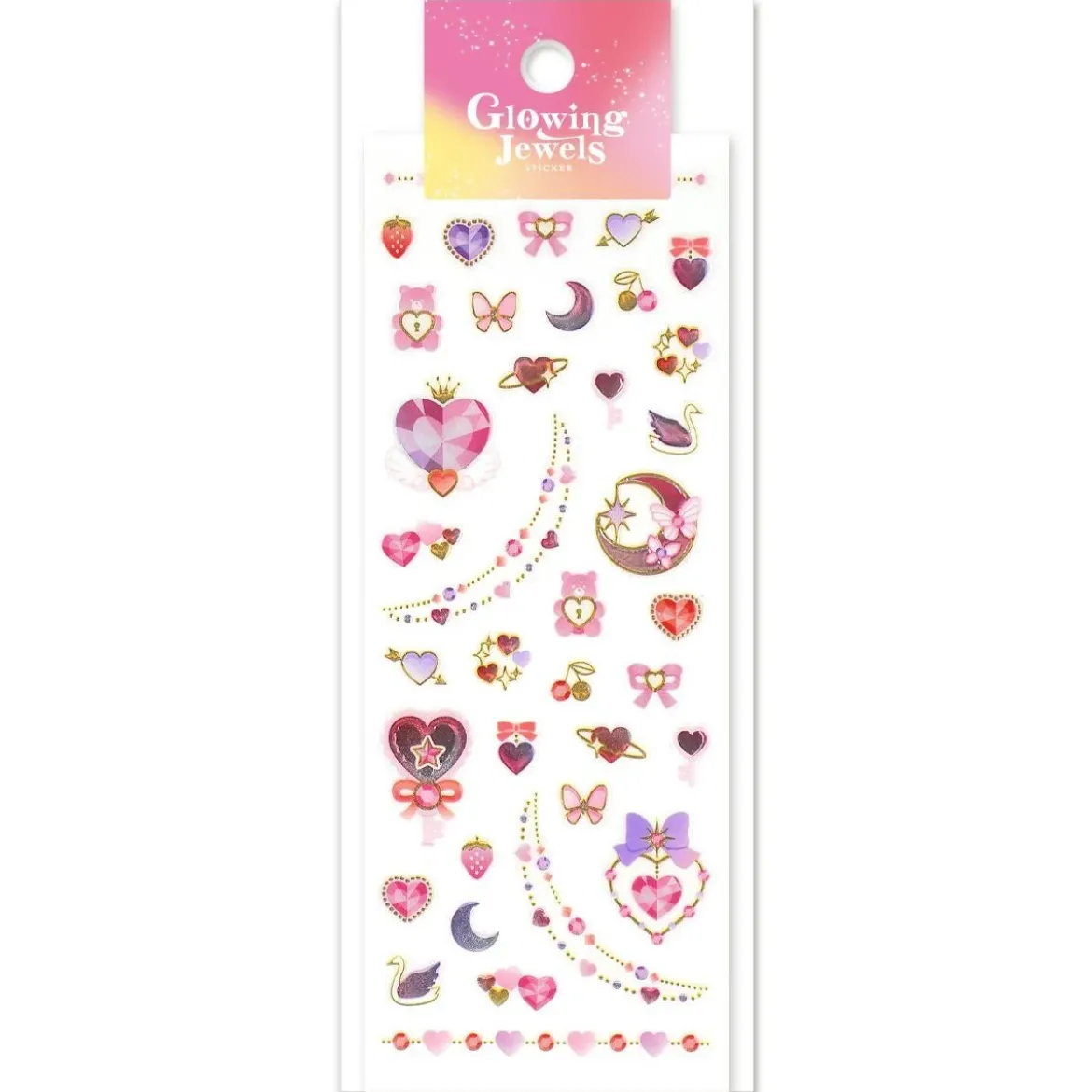 Glowing Jewels Stickers - Lovely