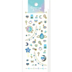 Glowing Jewels Stickers - Mirage