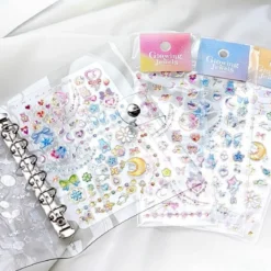 Glowing Jewels Stickers - Sky