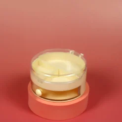 Gul rund mini organizer