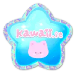 Holografisk sticker - Stjärna, Kawaii.se