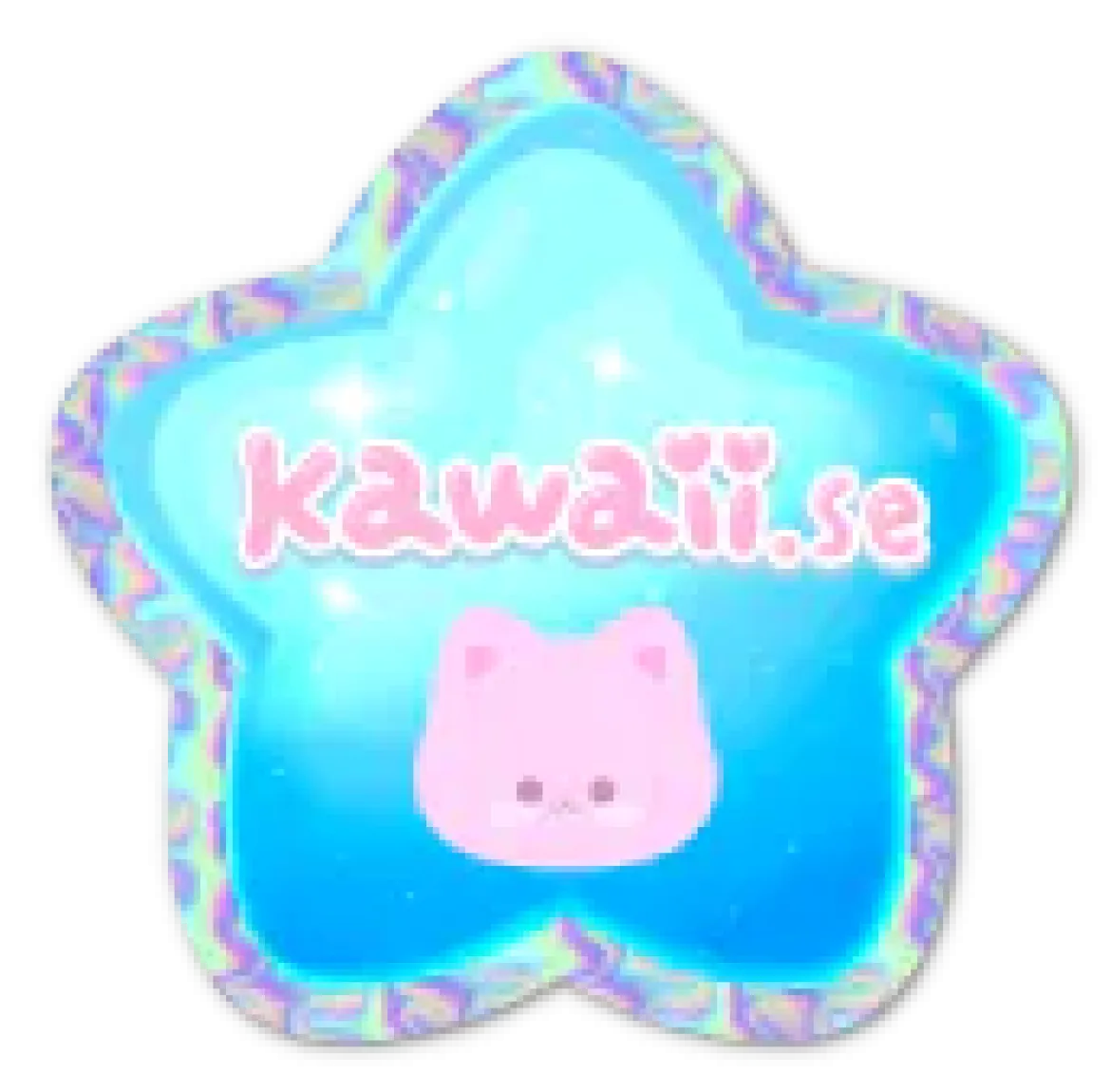 Holografisk sticker - Stjärna, Kawaii.se