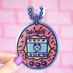 Holografisk sticker - Tamagotchi