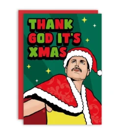 Kort med kuvert - Freddie Mercury, Thank God It´s Xmas