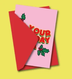 Kort med kuvert - In Your Holiday Era