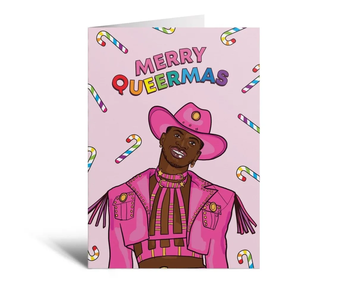 Kort med kuvert - Merry Queermas