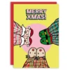 Kort med kuvert - Merry Xmas Slippers