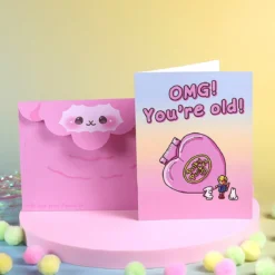 Kort med kuvert - OMG! You´re old!