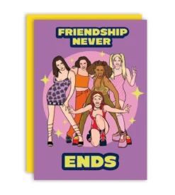 Kort med kuvert - Spice Girls, Friendship Never Ends