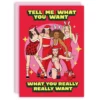 Kort med kuvert - Spice Girls, What You Really Really Want