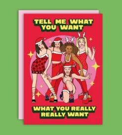 Kort med kuvert - Spice Girls, What You Really Really Want