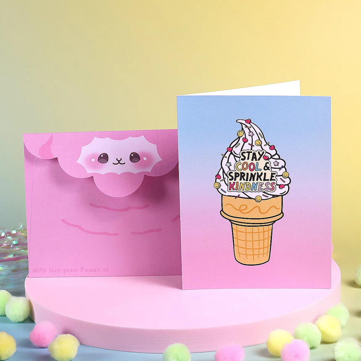 Kort med kuvert - Sprinkle kindness