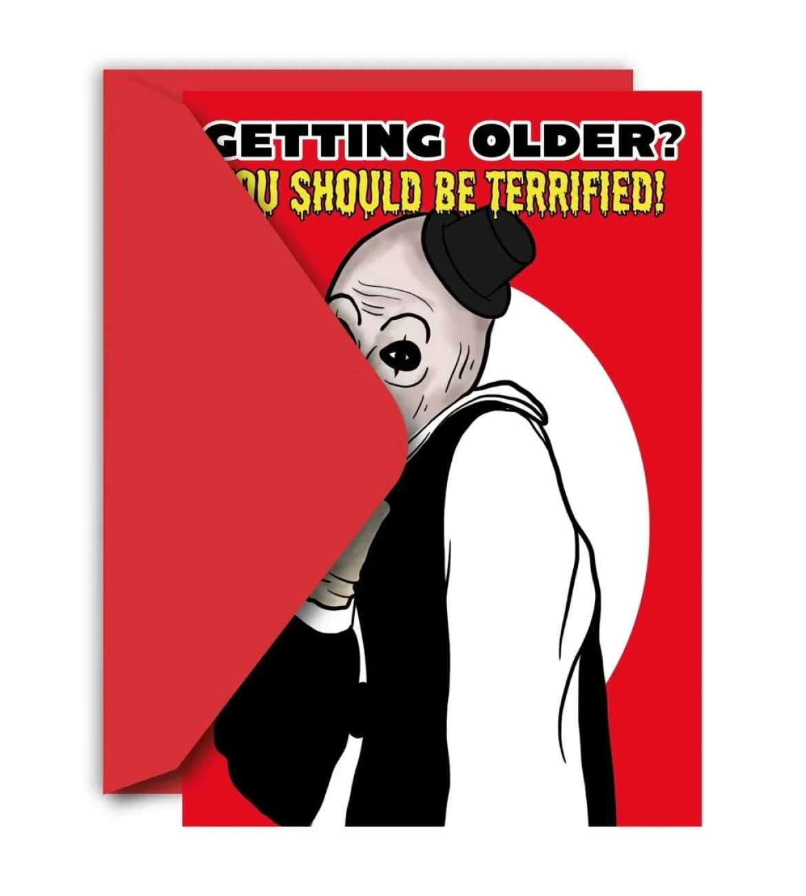 Kort med kuvert - You Should Be Terrified