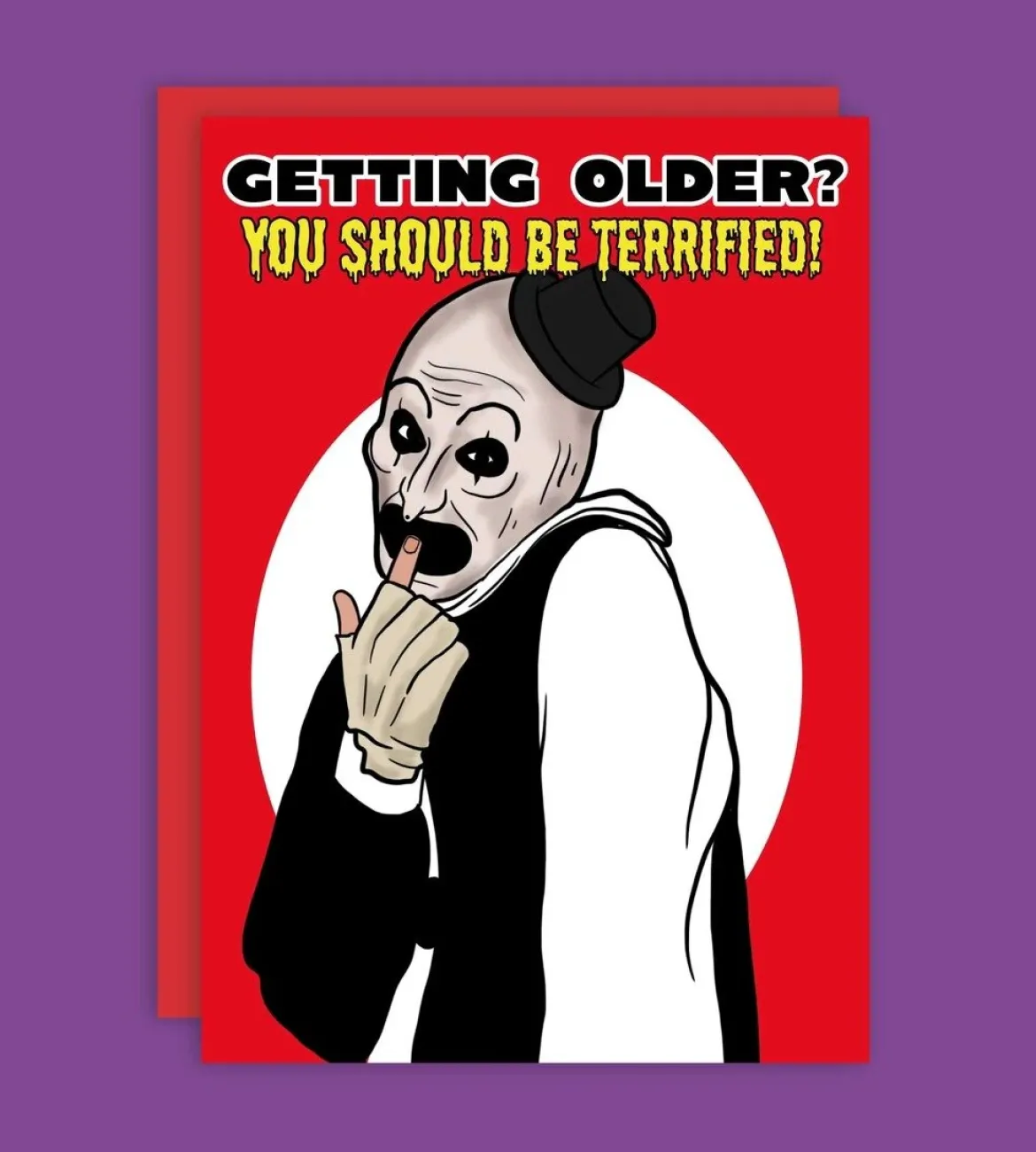 Kort med kuvert - You Should Be Terrified