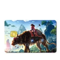 Kortsticker - Girl on Tiger