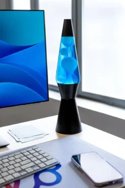 Lava lamp - Black & Cyan