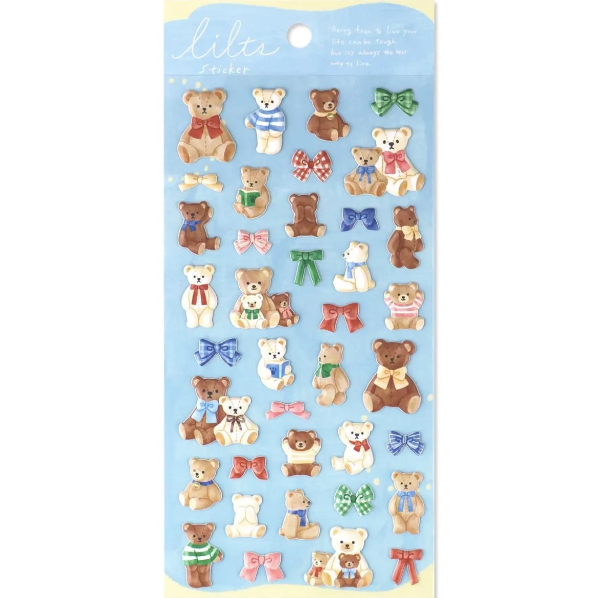 Lilts Stickers - Bear Plush