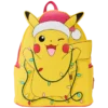 Loungefly Mini Backpack, Pikachu Christmas Lights