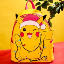 Loungefly Mini Backpack, Pikachu Christmas Lights