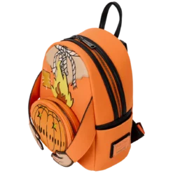 Loungefly Mini Backpack, Trick ´R Treat Flaming Pumpkin Head
