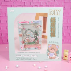 Mikko DIY diorama-kort med ljusslinga