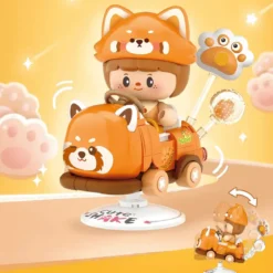 4302 Mini-byggsats Red Panda Rocking Ride